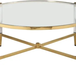 Milan Dante Cocktail Table, Brass 1